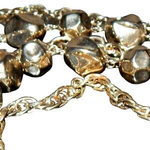 14" Vintage Classic Five Chain* Metal Rock Layered Necklace